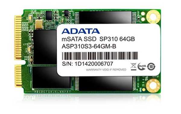 A-DATA HD SSD MSATA 256GB SX310